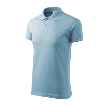 Single J. galléros póló férfi égszínkék 2XL