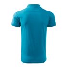 Logózott galléros férfi póló Single J.