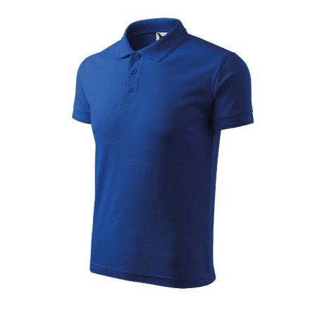 Pique Polo galléros póló férfi királykék 3XL