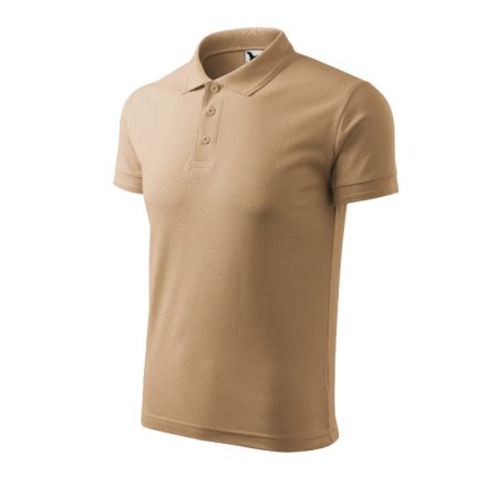Pique Polo galléros póló férfi homok 3XL