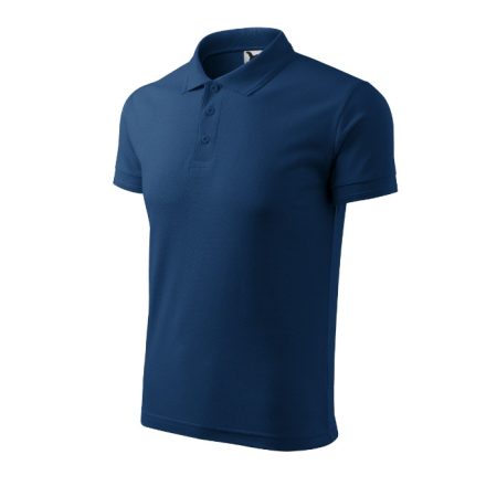 Pique Polo galléros póló férfi éjkék 3XL