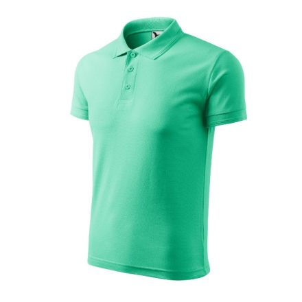 Pique Polo galléros póló férfi menta 3XL