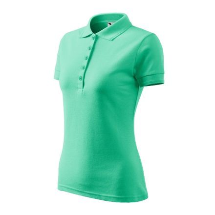 Pique Polo galléros póló női menta S