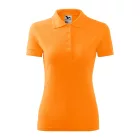 Logózott galléros női póló Pique Polo