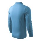 Logózott galléros férfi póló Single J. LS