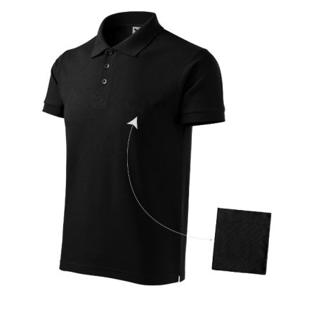 Cotton galléros póló férfi fekete 2XL