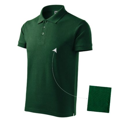 Cotton galléros póló férfi dark green 3XL