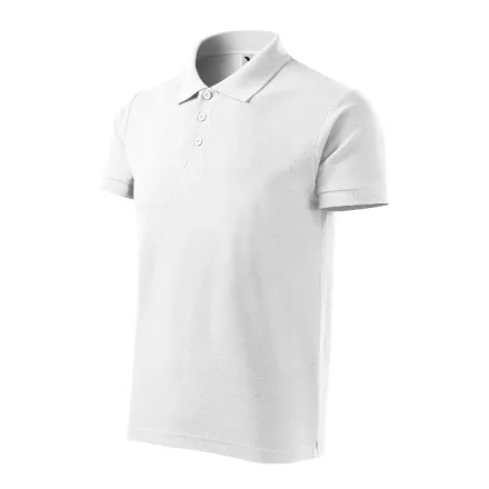 Logózott galléros férfi póló Cotton Heavy