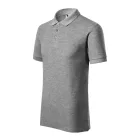 Logózott galléros férfi póló Cotton Heavy