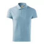 Logózott galléros férfi póló Cotton Heavy