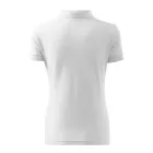 Logózott galléros női póló Cotton Heavy
