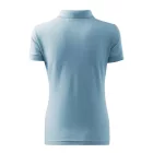 Logózott galléros női póló Cotton Heavy