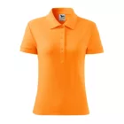 Logózott galléros női póló Cotton Heavy