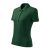 Cotton Heavy galléros póló női dark green L