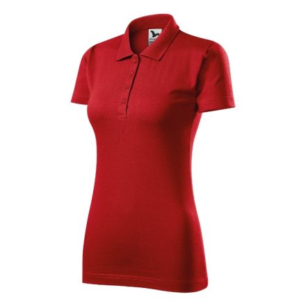 Single J. galléros póló női piros 2XL
