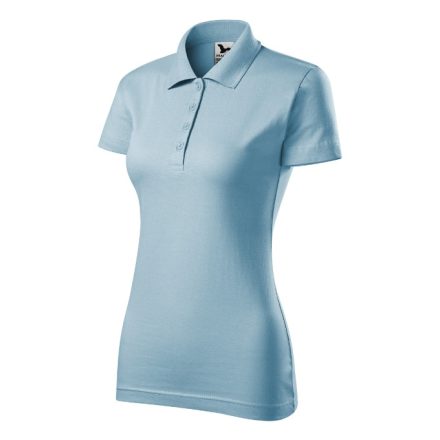 Logózott galléros női póló Single J.