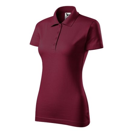 Single J. galléros póló női garnet XL