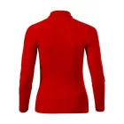 Logózott galléros női póló Pique Polo LS