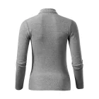 Logózott galléros női póló Pique Polo LS