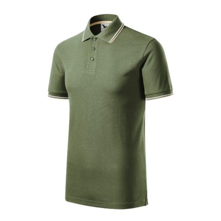Focus galléros póló férfi khaki 2XL