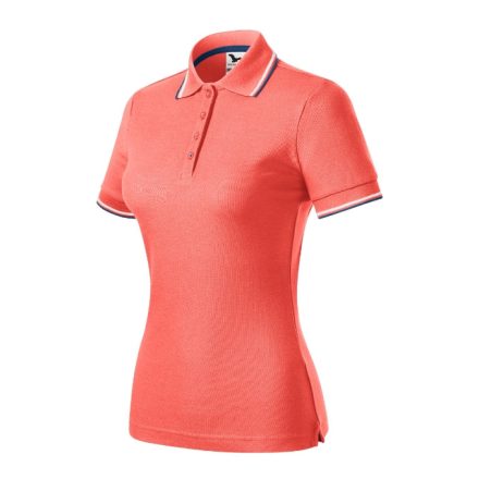 Focus galléros póló női coral 2XL