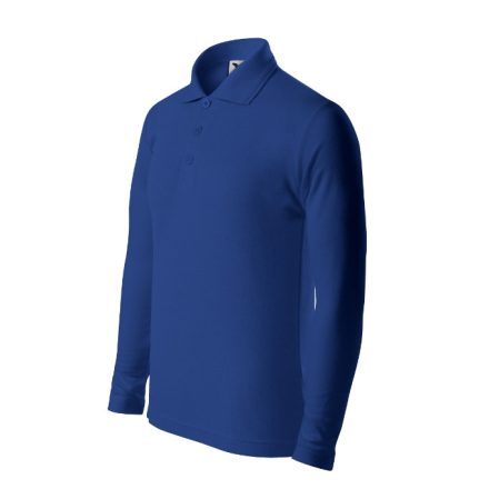 Pique Polo LS galléros póló gyerek királykék 134 cm/8 éves