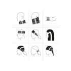 HV Twister kendő unisex - emblémázva