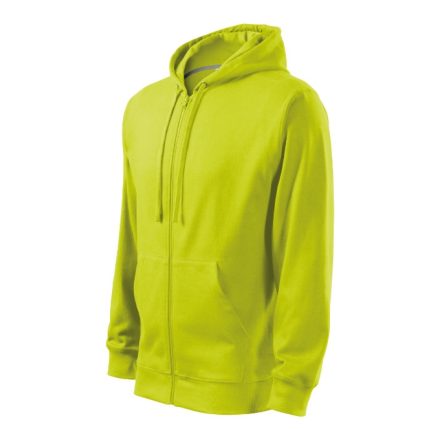 Trendy Zipper felső férfi lime M