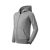Trendy Zipper felső gyerek sötétszürke melírozott 146 cm/10 éves