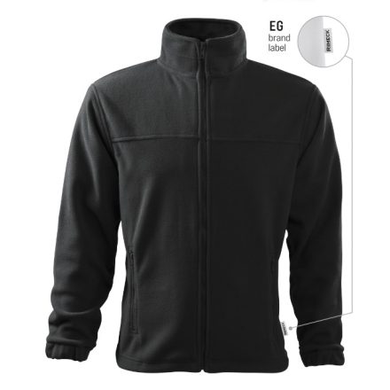 Jacket polár férfi ébenszürke 94 (brand label) L