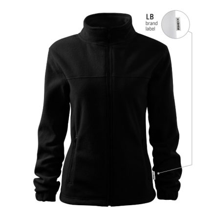 Jacket polár női fekete 01 (brand label) M