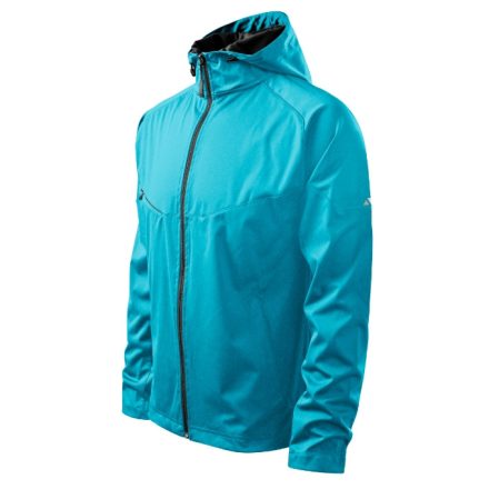 Cool softshell kabát férfi türkiz 2XL