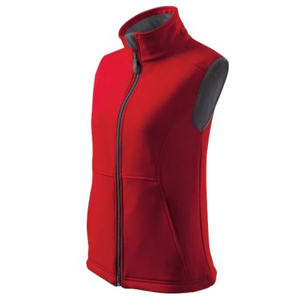 Vision softshell mellény női piros XL