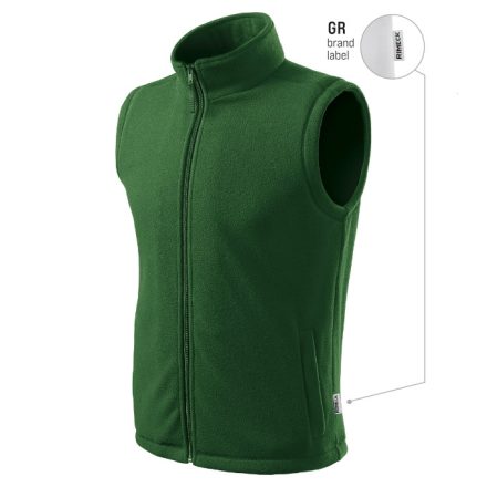Next polár mellény unisex üvegzöld 06 (brand label) M
