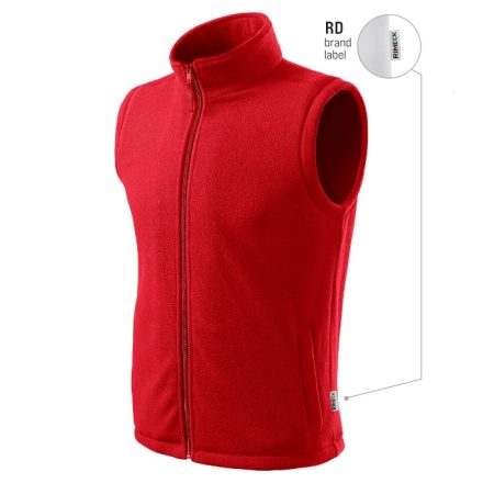 Next polár mellény unisex piros 07 (brand label) XL