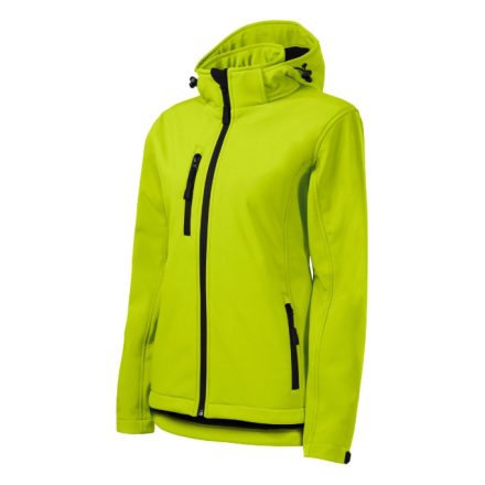 Performance softshell kabát női lime S