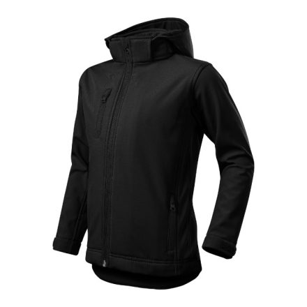 Performance softshell kabát gyerek fekete 158 cm/12 éves