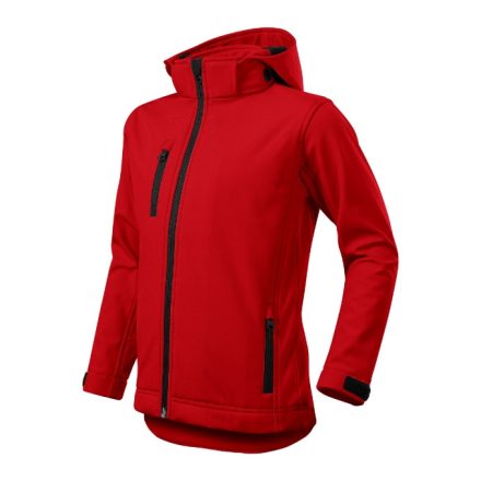 Performance softshell kabát gyerek piros 122 cm/6 éves