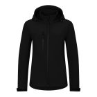 Trail softshell kabát női fekete 3XL