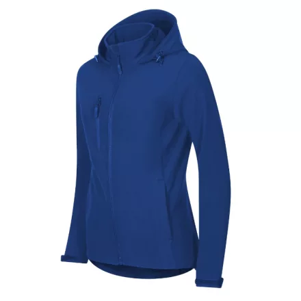 Trail softshell kabát női királykék M
