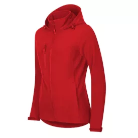 Trail softshell kabát női piros S