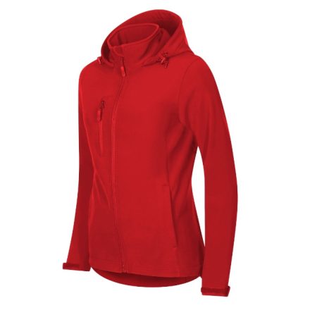 Trail softshell kabát női piros 3XL