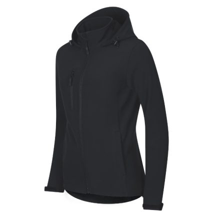 Trail softshell kabát női ébenszürke 2XL