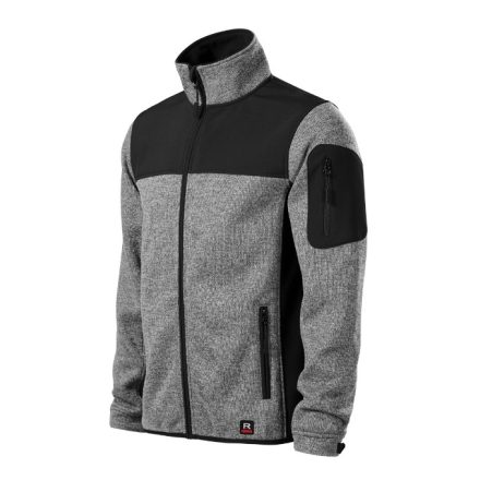 Casual softshell kabát férfi knit light gray M