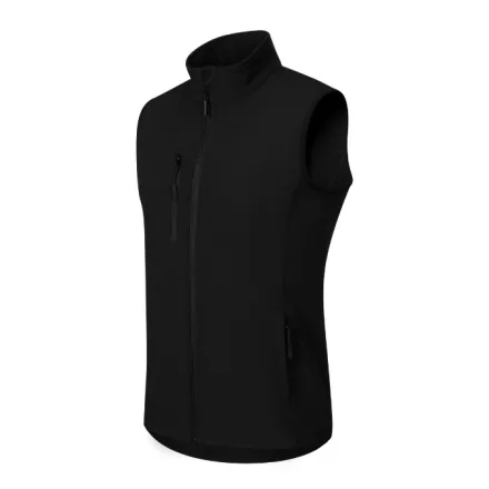 Trail softshell mellény férfi fekete 3XL