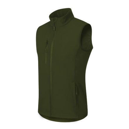 Trail softshell mellény férfi military L