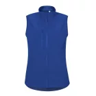 Trail softshell mellény női királykék L