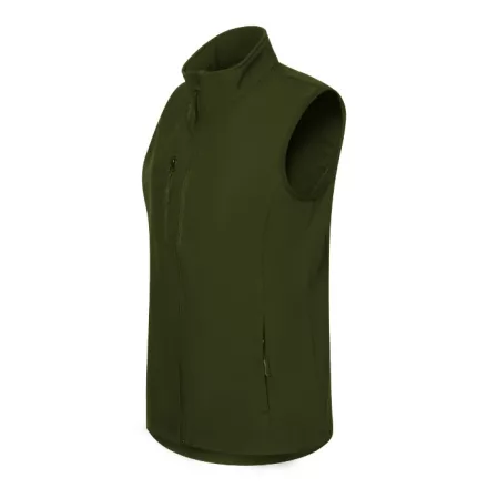 Trail softshell mellény női military M
