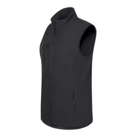 Trail softshell mellény női ébenszürke M