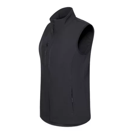 Trail softshell mellény női ébenszürke XL